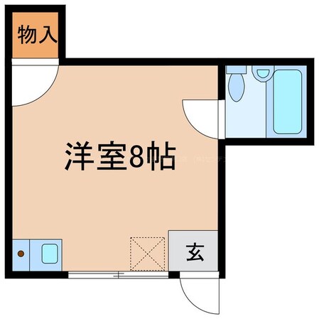 ベルコーポ西後町の物件間取画像